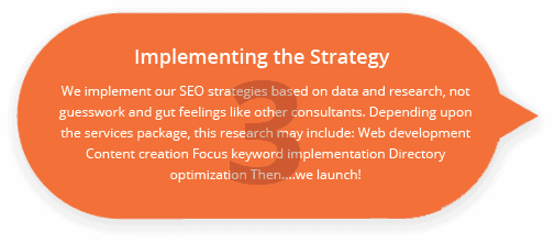 SEO Implementing the Strategy