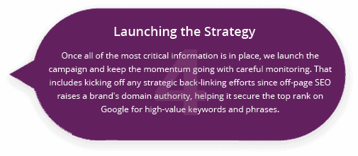 SEO Launching the Strategy
